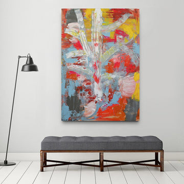 The Rainbow Gums Showing Their True Colours in Spring (Original Painting)