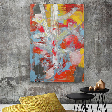 The Rainbow Gums Showing Their True Colours in Spring (Original Painting)