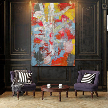 The Rainbow Gums Showing Their True Colours in Spring (Original Painting)
