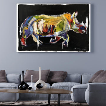 He was filled with passion and determination (Original Painting)