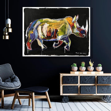 He was filled with passion and determination (Original Painting)