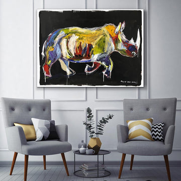 He was filled with passion and determination (Original Painting)