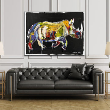 He was filled with passion and determination (Original Painting)