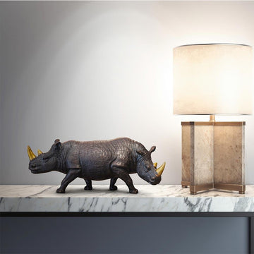 The Last Two with Gold Horns (Bronze Sculpture)