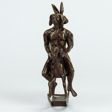 They Rocked the House Down (Bronze Sculpture, Miniature Collection)