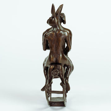 They Rocked the House Down (Bronze Sculpture, Miniature Collection)