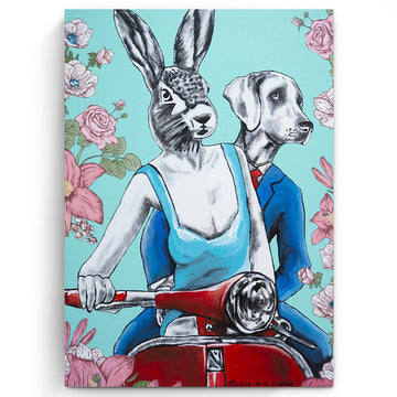 They Smelled The Roses (Original Painting)