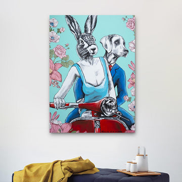 They Smelled The Roses (Original Painting)