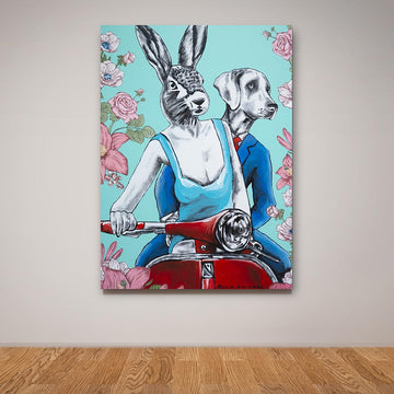 They Smelled The Roses (Original Painting)