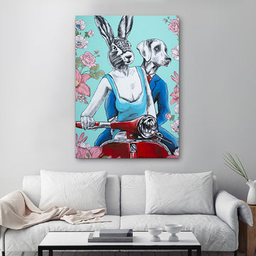 They Smelled The Roses (Original Painting)