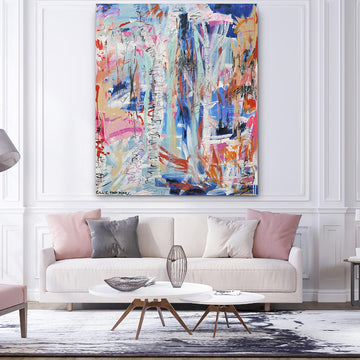 Scribbly Gum Trees Dancing on the First Day of Spring (Original Painting)