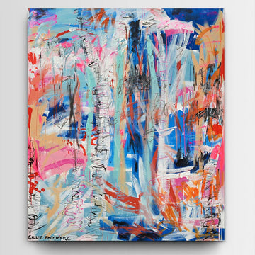 Scribbly Gum Trees Dancing on the First Day of Spring (Original Painting)
