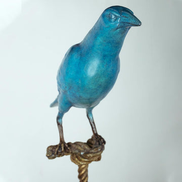 Sebastian, The Magpie on Short Rope (Bronze Sculpture)