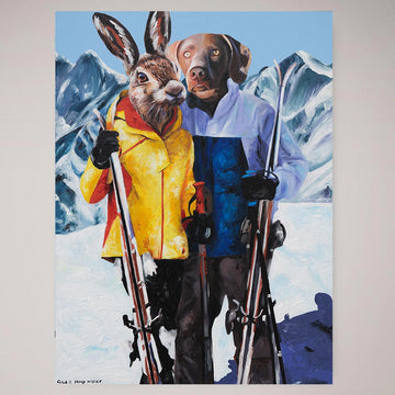 The Snow King and Queen (Original Painting)