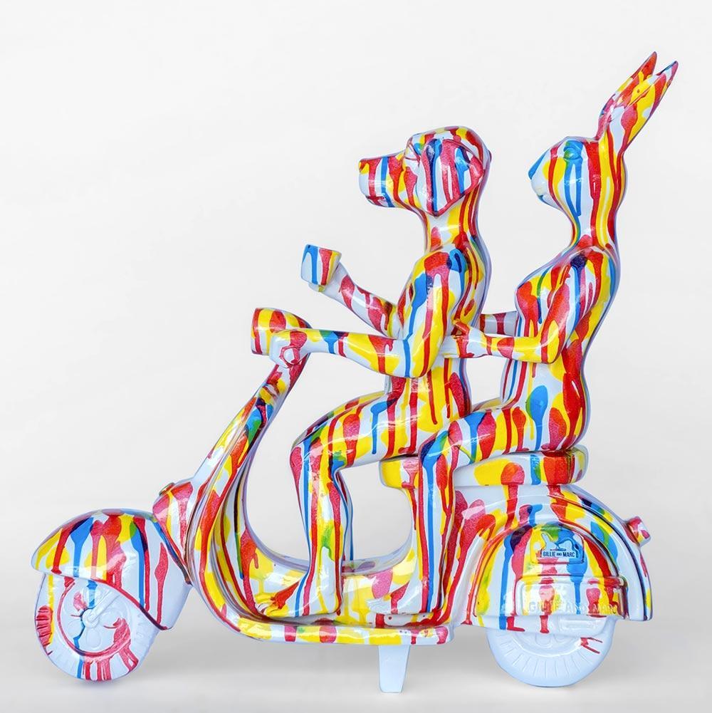 Vespa Riders Splash Pop (Resin Sculpture) – Gillie and Marc®