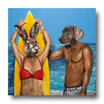 They Were Sun Lovers (Original Painting)