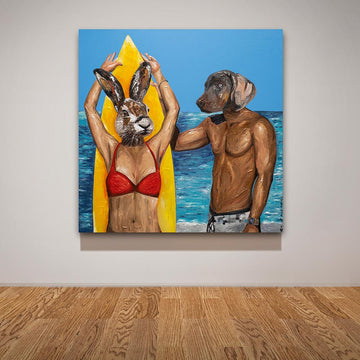 They Were Sun Lovers (Original Painting)
