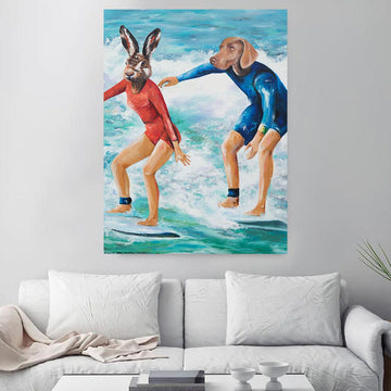 Surf Living in 2021 (Original Painting)