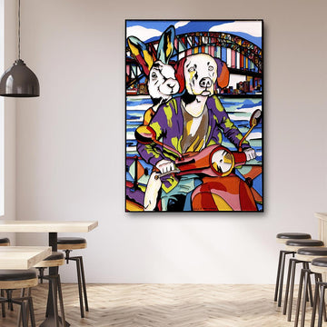They were Sydney all the way (Original Painting)