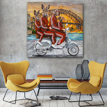 It was a Sydney family adventure (Original Painting)