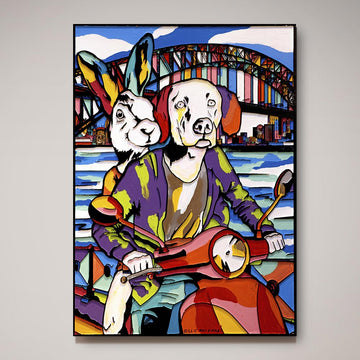 They were Sydney all the way (Original Painting)
