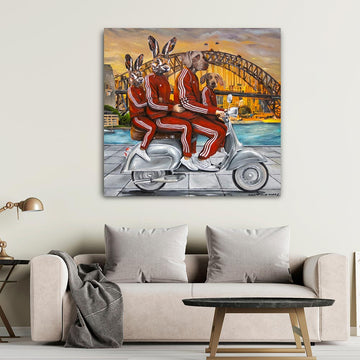 It was a Sydney family adventure (Original Painting)
