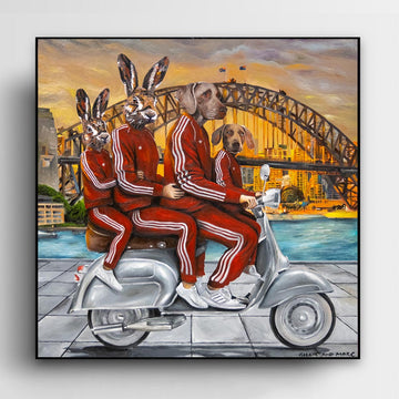 It was a Sydney family adventure (Original Painting)