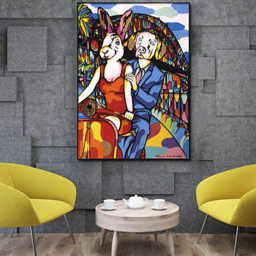 They were in love in Sydney (Original Painting)