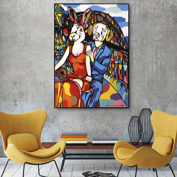 They were in love in Sydney (Original Painting)