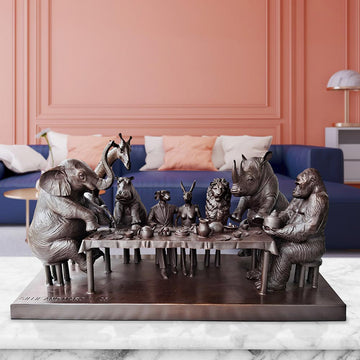 Wild Tea Party (Bronze Sculpture)
