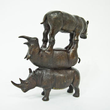 The last three on earth (Bronze Sculpture)