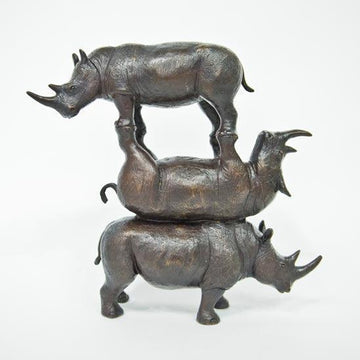 The last three on earth (Bronze Sculpture)