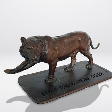 Love the Bengal Tiger (Bronze Sculpture)