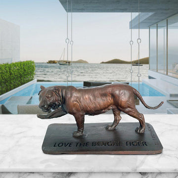 Love the Bengal Tiger (Bronze Sculpture)