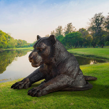 Come Out, Come Out Tiger, Wherever You Are (Bronze Sculpture, Large)