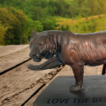 Love the Bengal Tiger (Bronze Sculpture)