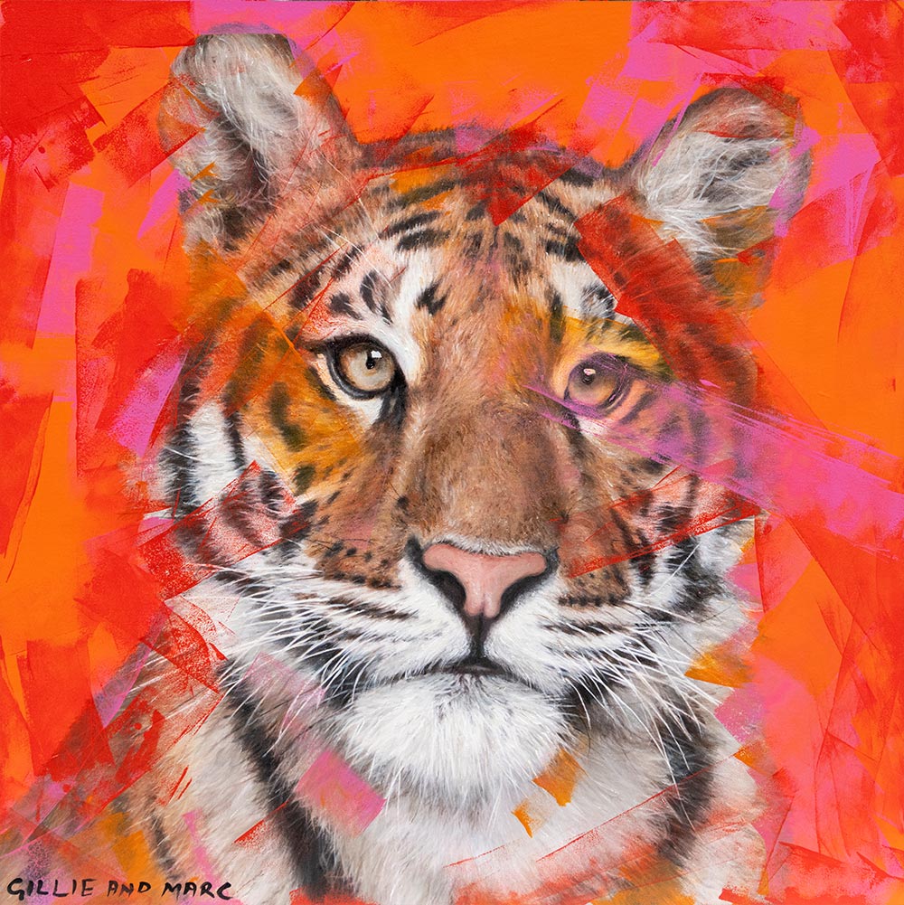 Top Original tiger painting