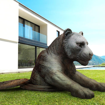 Come Out, Come Out Tiger, Wherever You Are (Bronze Sculpture, Large)