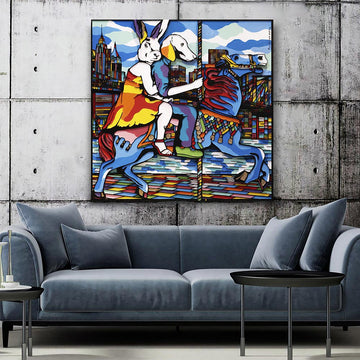 They were going to have the time of their lives (Original Painting)