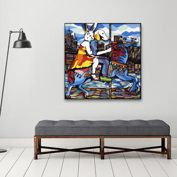 They were going to have the time of their lives (Original Painting)