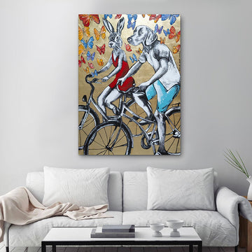 They Were Always Together (Original Painting)