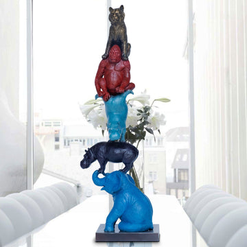 They always supported each other (Bronze Sculpture)