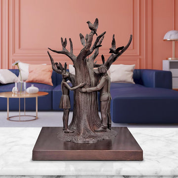 The Tree Lovers (Bronze Sculpture)