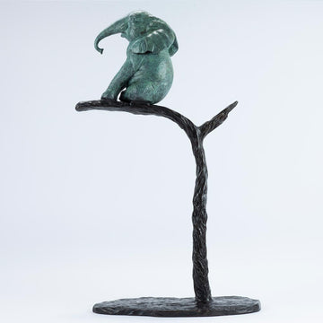 The Tree Elephant Was a Rare Species (Bronze Sculpture)