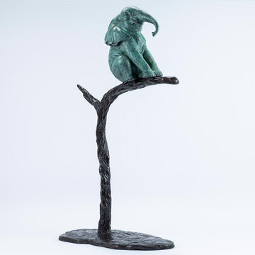 The Tree Elephant Was a Rare Species (Bronze Sculpture)