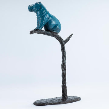 The Tree Hippo Was a Rare Species (Bronze Sculpture)