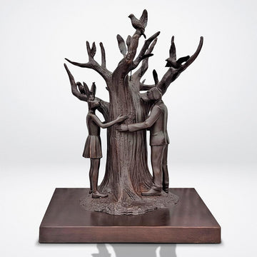 The Tree Lovers (Bronze Sculpture)