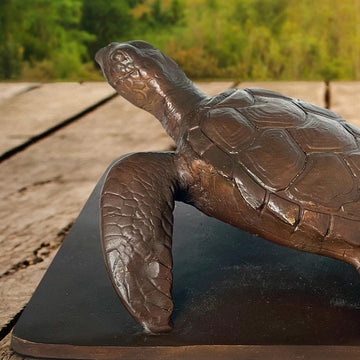 Love the Hawksbill Turtle (Bronze Sculpture)