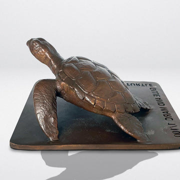 Love the Hawksbill Turtle (Bronze Sculpture)