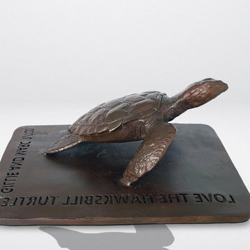 Love the Hawksbill Turtle (Bronze Sculpture)